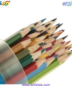 تصویر مداد رنگی 36 رنگ استوانه ای آریا -2