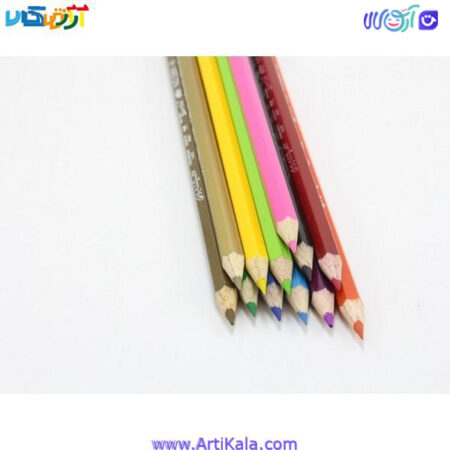 مداد رنگی 12 رنگ لاکپشت ایرانی
