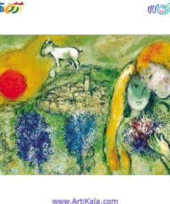 تصویر پازل 1000 قطعه ریکوردی مدل marc Chagall