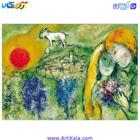 تصویر پازل 1000 قطعه ریکوردی مدل marc Chagall
