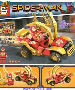 تصویر لگو مرد عنکبوتی به همراه ماشین مخصوص مدل SY700B 1