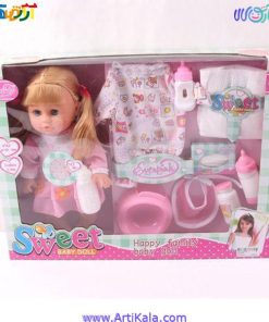 تصویر عروسک بیبی مدل sweet baby doll 332-2