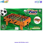 تصویر جعبه فوتبال دستی چوبی مدل Xiang Jun Table Football 628