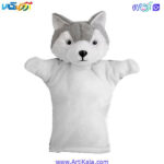 تصویر عروسک نمایشی گرگ مدل شادی رویان