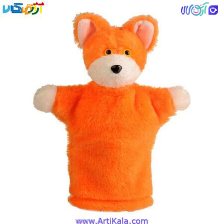 تصویر عروسک نمایشی روباه مدل شادی رویان