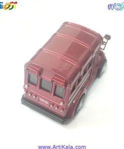 تصویر اتوبوس فلزی کلاسیک مدل my66-Q2215 زرشکی