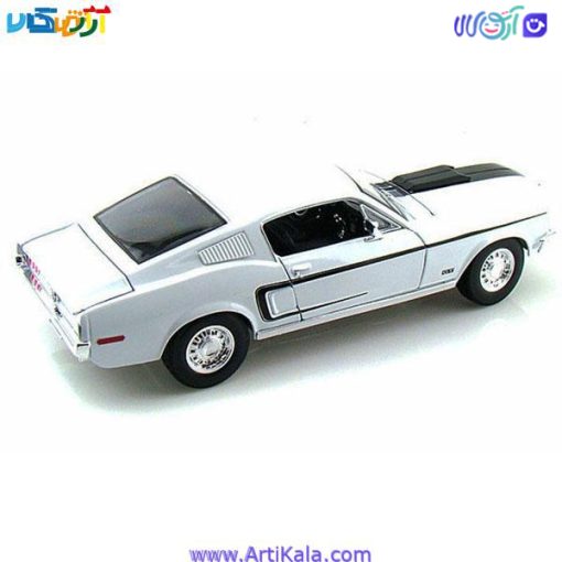 تصویر ماکت ماشین فوردموستانگ مدل 1968 Ford Mustang CJ Cobra Jet 1:18