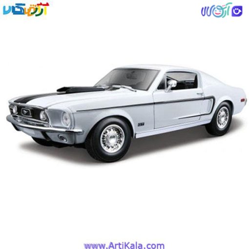 تصویر ماکت ماشین فوردموستانگ مدل 1968 Ford Mustang CJ Cobra Jet 1:18