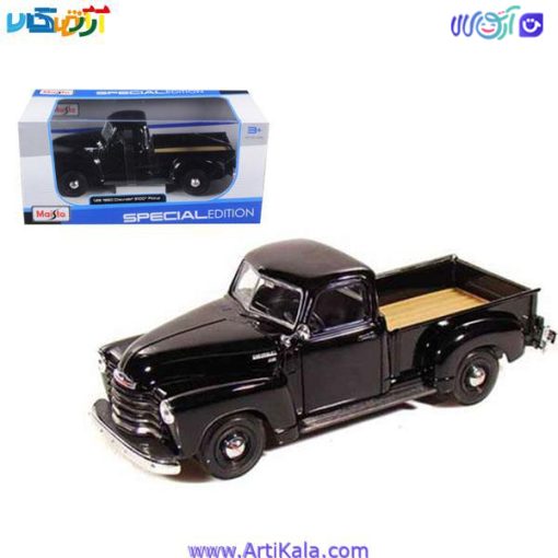 تصویر ماکت ماشین 1950 Chevrolet 3100 Pickup Truck Matt 1/25