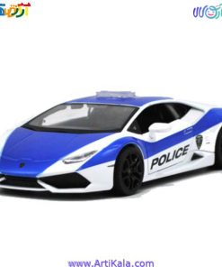 تصویر ماکت ماشین لامبورگینی پلیس مدل Lamborghini Huracan LP610-4 Police 1:24
