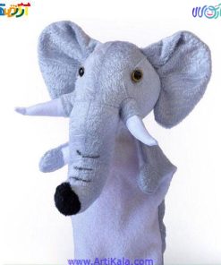 تصویر عروسک نمایشی فیل مدل شادی رویان