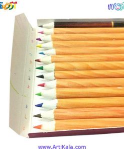 JW,DV مداد رنگی 1+12 رنگ جعبه مقوایی HOOPE-2