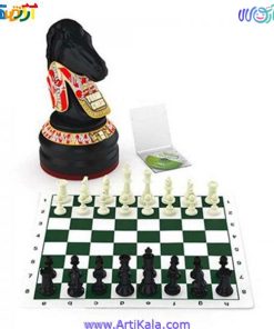 تصویر شطرنج ترنج طرح مهره اسب