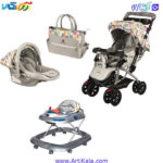 تصویر سرویس کالسکه چهار تکه دلیجان مدل الوان