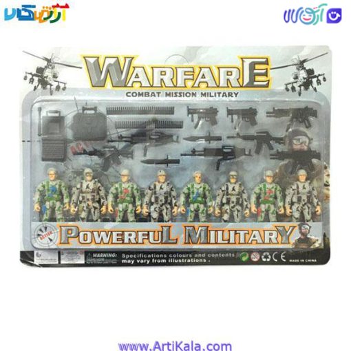 تصویرست آدمک های نظامی ارتش قدرتمند مدل WAREFARE