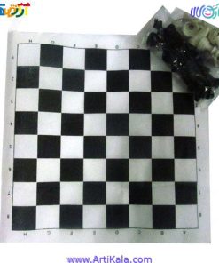 تصویر بازی فکری شطرنج پارچه ای