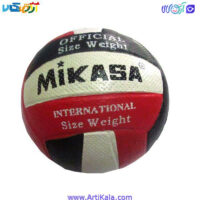 تصویر توپ والیبال لاستیکی مدل MIKASA