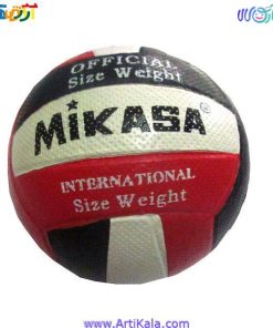 تصویر توپ والیبال لاستیکی مدل MIKASA