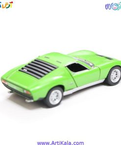تصویر بغل ماشین فلزی لامبورگینی مدل 1971 Lamborghini Miura P400