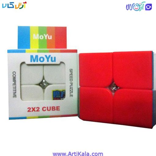 تصویر روبیک 2*2 خودرنگ مویو مدل Mo Yu Cube