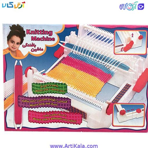 تصویر روی جعبه ماشین بافندگی knitting machine