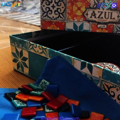 تصویر کاشی های رنگی بازی رومیزی ازول AZUL