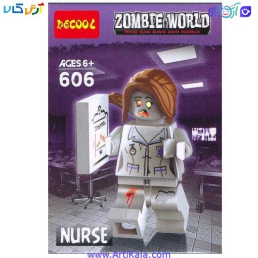 تصویر لگو زامبی مدل decool 606 Zombie World
