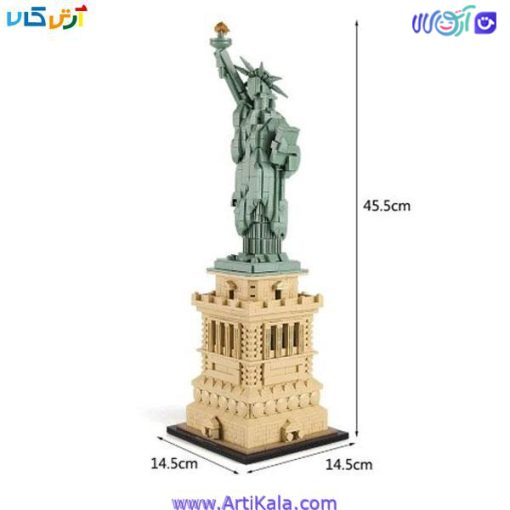 تصویر ساختنی لگو مجسمه آزادی مدل LEPIN17011