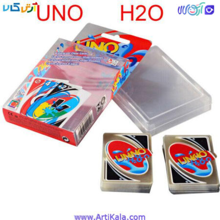 تصویر محتویات بازی کارتی اونو ضد آب UNO H2O
