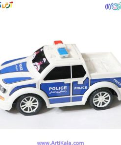 تصویر ماشین پلیس پلاستیکی