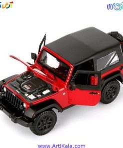 تصویر ویژگی های ماکت ماشین جیپ رانگلر 2014 - Jeep Wrangler 1/18