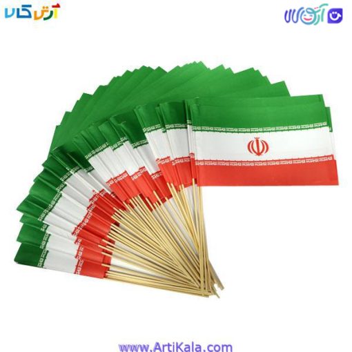 تصویر پرچم ایران مدل کاغذی