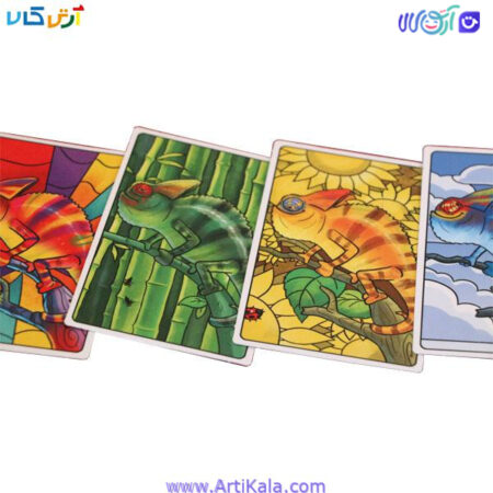 تصویر محتویات بازی کارتی آفتاب پرست ( Coloretto )