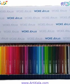 تصویر مداد رنگی 48 رنگ جعبه فلزی | woke