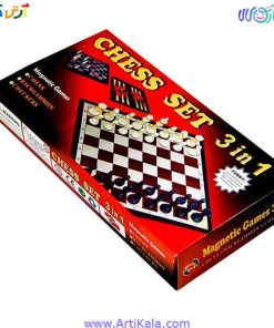 تصویر شطرنج 3 در 1 | Magnetic Games
