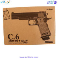 تصویر کلت فلزی مدل airsoft gun c.6