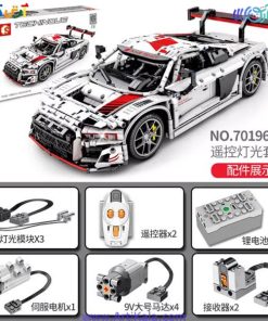 تصویر لگو ماشین کنترلی Audi r8 مدل sembo block 701023