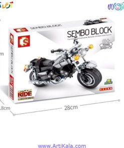 تصویر لگو موتور مدل sembo block 701110