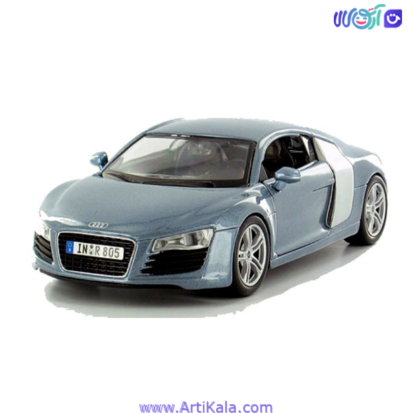 ماکت ماشین فلزی آئودی Audi R8 مقیاس 1:24