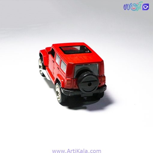 تصویر ماشین فلزی جیپ مدل 5018 رنگ قرمز
