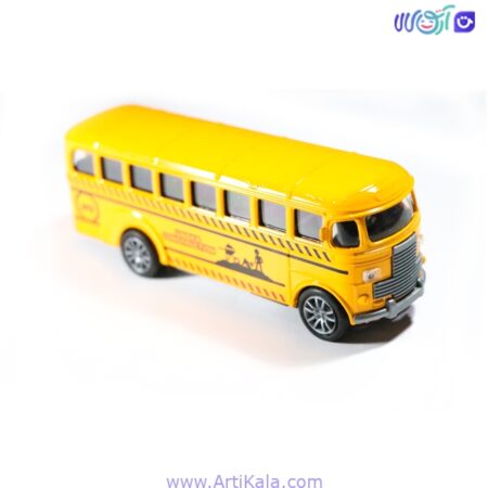 تصویر ماشین فلزی مدل اتوبوس مدرسه