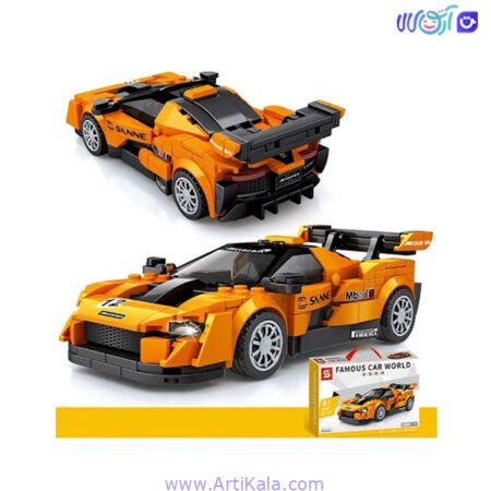لگو ماشین مسابقه نارنجی مدل sy5103