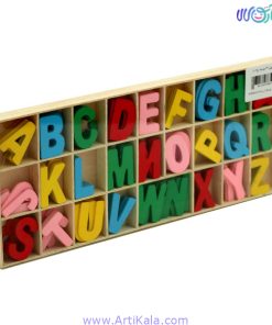 حروف چوبی انگلیسی سایز متوسط