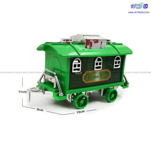 قطار اسباب بازی کلاسیک کنترلی به همراه ایستگاه برند پارس توی - Image 4