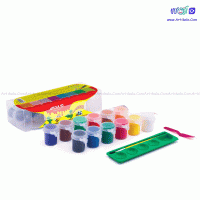 گواش 12 رنگ پیوسته بزرگ آریا