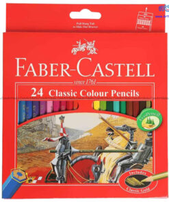 مداد رنگی 24 رنگ کلاسیک جعبه مقوایی فابر کاستل FABER CASTELL