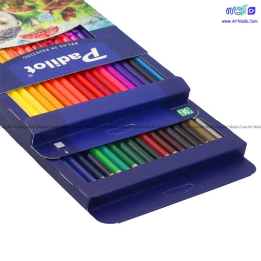 مداد رنگی 36 رنگ جعبه مقوایی Padilot