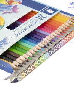 مداد رنگی 24 رنگ جعبه مقوایی استدلر STEADTLER