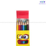 مداد رنگی 6 رنگ جعبه مقوایی آریا
