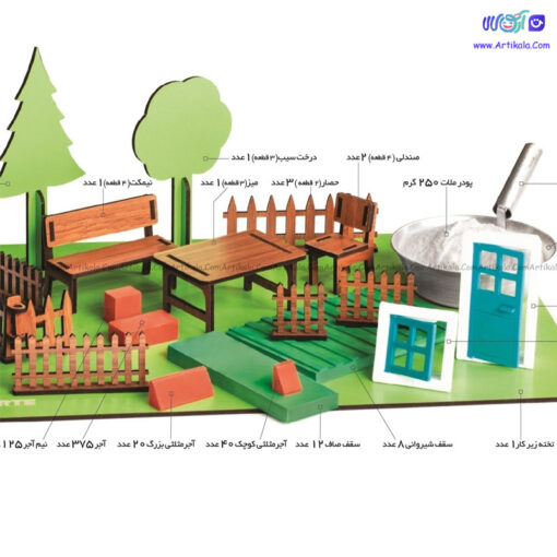 ساختنی آجری معمار ساختمان 657 قطعه مدل 12103 آرته - Image 2